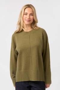 Vogue Cardigans Sweaters: STELLA + GEMMA PIETER KNIT - SPIRULINA