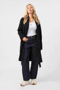 Vogue Cardigans Sweaters: STELLA + GEMMA MIA CARDIGAN - BLACK