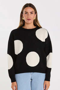 Vogue Cardigans Sweaters: THING THING SPOTTIE JUMPER