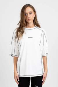 Vogue: FEDERATION TRAST TEE LOGO - WHITE