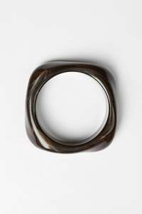STELLA + GEMMA BRACELET - BLACK AGATE SQUARE