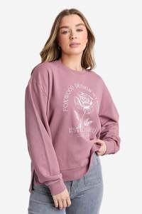 FOXWOOD ESTABLISHED ROSE CREW - DUSTY ROSE