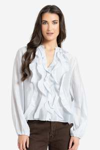 LEILA + LUCA ONCE UPON BLOUSE - ICE