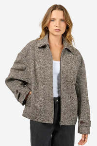 Vogue Coats Jackets: SILENT THEORY ASHER JACKET - CHOCOLATE