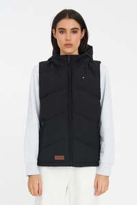 Vogue Coats Jackets: HUFFER CLASSIC DOWN VEST - BLACK
