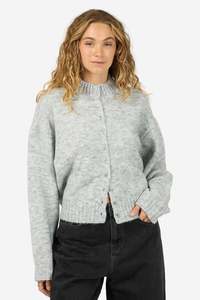 Vogue Cardigans Sweaters: ALL ABOUT EVE ROSALIA CARDIGAN - GREY MARLE
