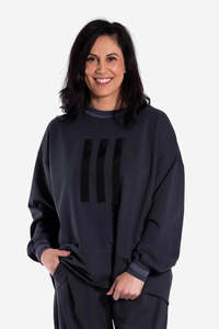 Vogue: JELLICOE BELLA SWEATSHIRT - INK