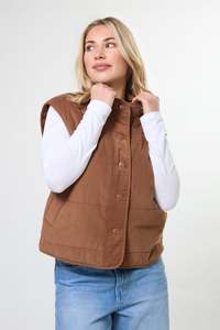 Vogue Coats Jackets: STELLA + GEMMA KENZIE VEST - GINGER