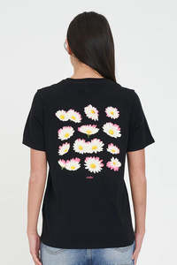 HUFFER CLASSIC TEE 170/COSMO - BLACK