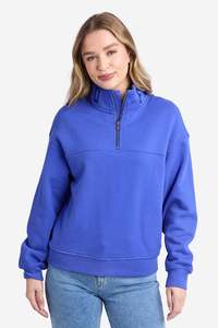 Foxwood 1: FOXWOOD COLLEGE ZIP CREW - DAZZLING BLUE