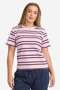 FOXWOOD PURE STRIPE TEE - LIGHT PINK
