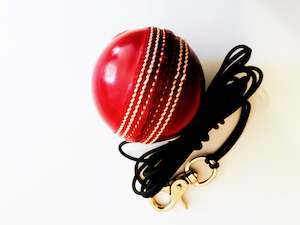 The V Pro Elite: 142gm RED CRICKET BALL - PRO