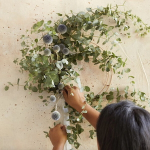 THE FLORAL SOCIETY | COPPER WREATH FRAME