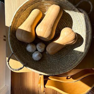 Reusable Bags: SHALLOW WOVEN BASKET