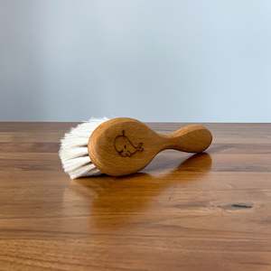 Wooden Body Brushes: BABY HAIR BRUSH | WHALE