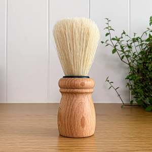 Wooden Body Brushes: BEECHWOOD SHAVE BRUSH