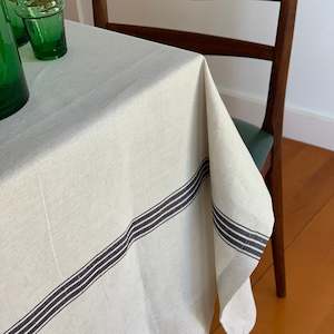 Linen: PROVINCIAL STRIPE TABLECLOTH