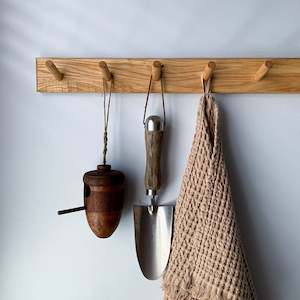 Made In Aotearoa: WOODEN PEG RACKS | ASH