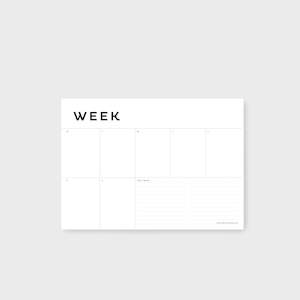 For The Home: FATHER RABBIT STATIONERY | A4 WEEKLY PLANNER