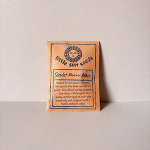 For Kids: LITTLE SUN SEEDS | SCARLET RUNNER BEAN