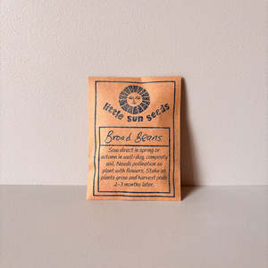 LITTLE SUN SEEDS | HEIRLOOM BROAD BEAN