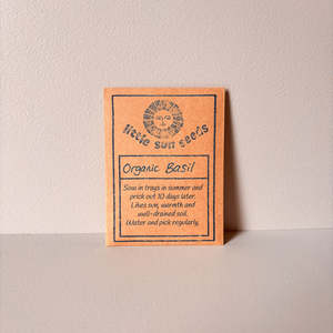 Made In Aotearoa: LITTLE SUN SEEDS | BASIL