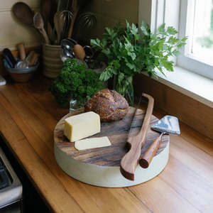 Wooden Utensils: IMPERFECT | WOODEN BREAD KNIFE | ELM WOOD