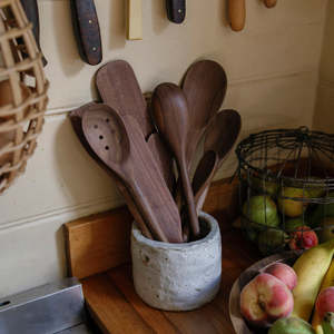 Wooden Utensils: THE COMPLETE WALNUT KITCHEN SET
