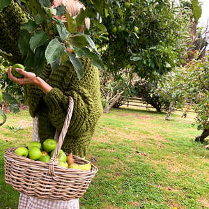 IMPERFECT | BLUEBELL | RATTAN GATHERING BASKET