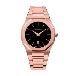 Mens Watches: Noxbridge Rose Gold Watch - ECC40RG (Scratched Glass)