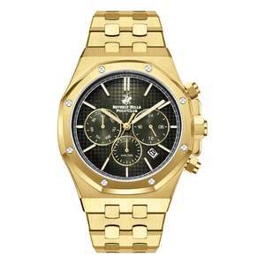 Beverly Hills Polo Club Luxury All Gold Date Multifunction Watch BP3051X.170