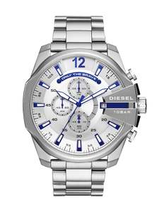 Diesel Mega Chief Chrono All Silver Men's Watch DZ4477