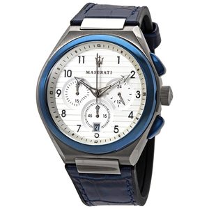 Maserati: Maserati Triconic Chronograph Quartz White Dial Men's Watch R8871639001