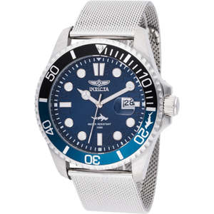 Invicta Mens Watches: Invicta Pro Diver Quartz Blue Dial Batman Bezel Men's Watch 47173