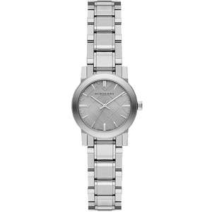 Burberry Womens Watches: Burberry The City Check Stamped Dial Grey Dial & Silver Women's Watch BU9229