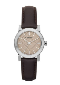 Burberry The City Nova Brown Leather Brown Dial Brown Leather Strap Women's&hellip;