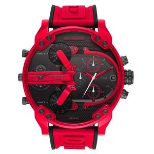 Best Sellers: Diesel Big Daddy 2.0 Men's Red Watch DZ7431