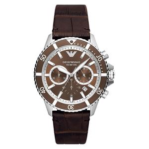 Emporio Armani: Emporio Armani Chronograph Quartz Brown Dial Men's Watch AR11486