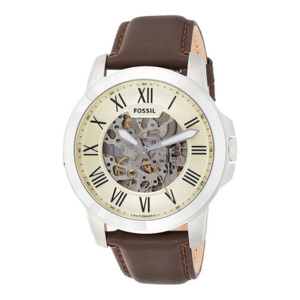 Fossil Grant Automatic Cream Dial Men's Watch ME3052 (Different Strap)