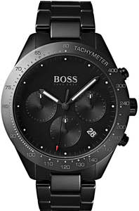 Mens Watches: Hugo Boss Talent Chronograph Quartz Black Dial Mens Watch 1513581