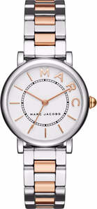 Womens Watches: Marc Jacobs Roxy Silver Dial Two Tone Steel Strap Women Watch - MJ3551