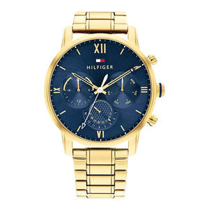 Best Sellers: Tommy Hilfiger Sullivan Gold Blue Men's Watch - 1791880