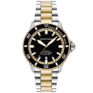 Emporio Armani Sea Explorer Automatic Two-Tone Stainless Steel Men's Watch - AR60089