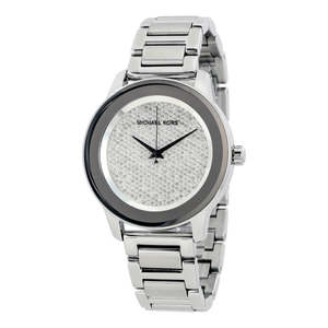 Michael Kors Kinley Diamond Pave Silver-Tone Men's Watch - MK5996