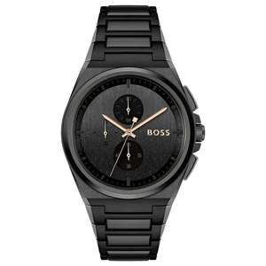 Hugo Boss Steer Chronograph Black Dial Men's Watch - 1514068