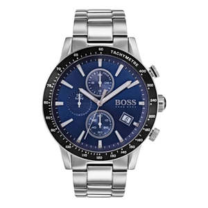 Hugo Boss Mens Watches: Hugo Boss Rafale Blue Dial Men's Watch 1513510