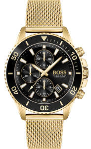 Hugo Boss Mens Watches: Hugo Boss Admiral Gold Chronograph Men's Watch 1513906