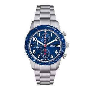 Fossil Sport Tourer Chronograph with Blue Dial Men's Watch - FS6047