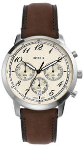 Fossil Watches: Fossil Neutra Chronograph Brown Leather Men's Watch - FS6022