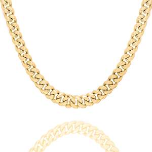 Big Daddy 12MM Cuban Link 18K Gold Chain 18 Inch (Defect)